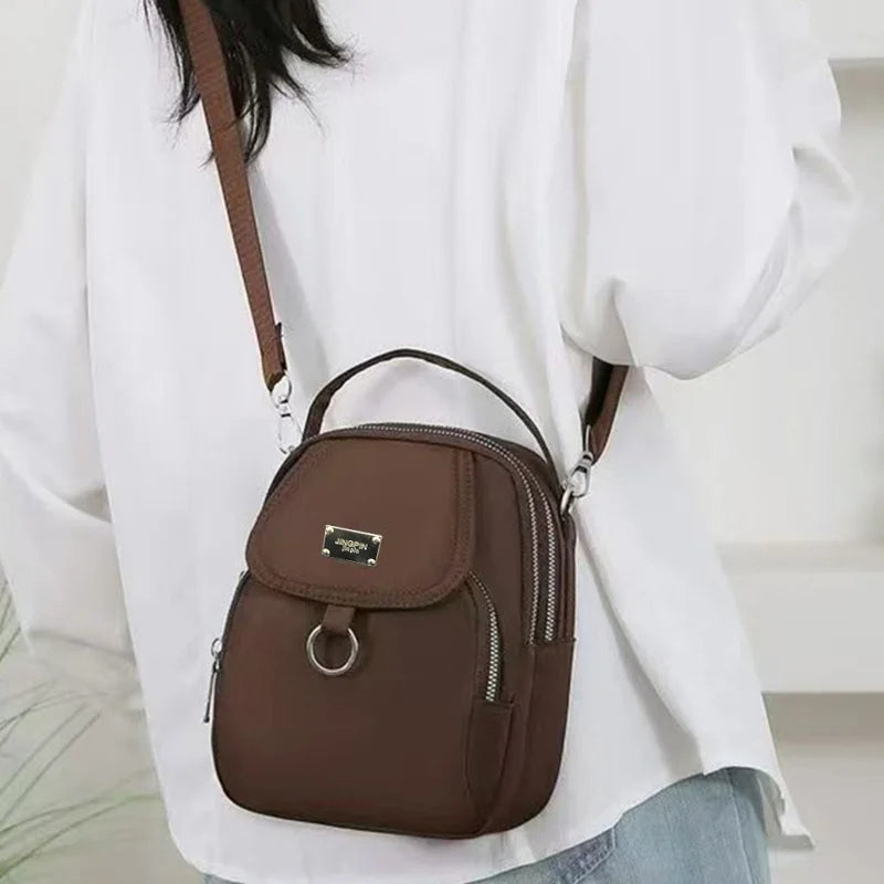 Women's Lightweight Solid Color Crossbody Shoulder Bag Crossbody Shoulder Bag Babs