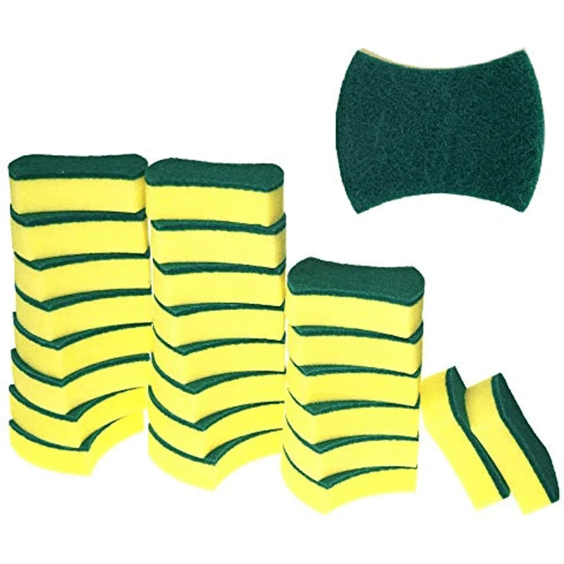 50-Pack Nano Emery Kitchen Sponge Scrubber Stain Removal Kit Kitchen Sponge Scrubber Babs 50pcs