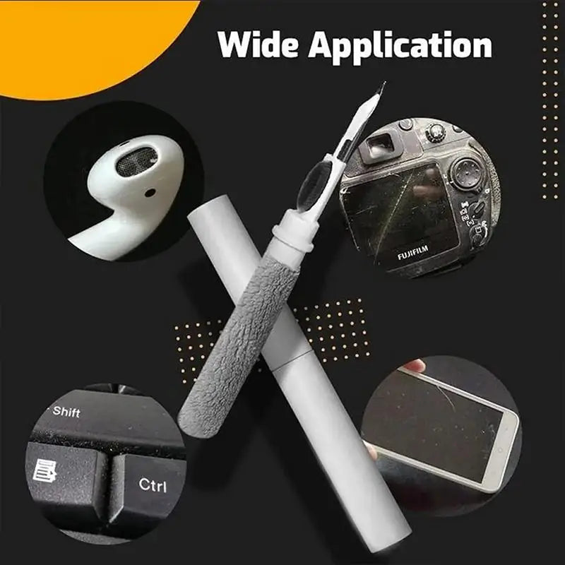 2-in-1 Earbuds Cleaning Pen Kit – Brush & Metal Tip Tool Earbud Cleaning Kit Babs