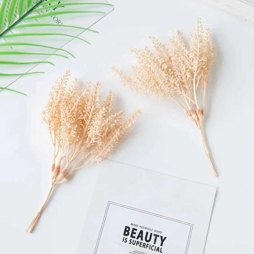 Artificial Golden Wheat Ear Stems | Wedding & Home Decor Artificial Floral Stems Babs