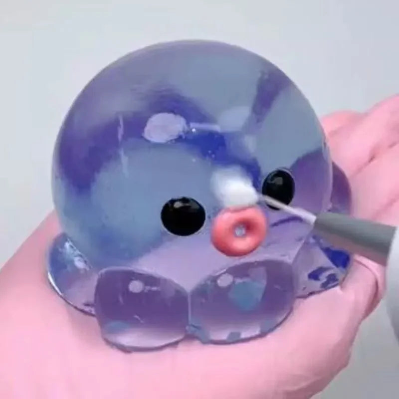 Bubble Octopus Squeeze Pop Fidget Toy – Foam Slow-Stretch Fun Foam Fidget Toy Babs
