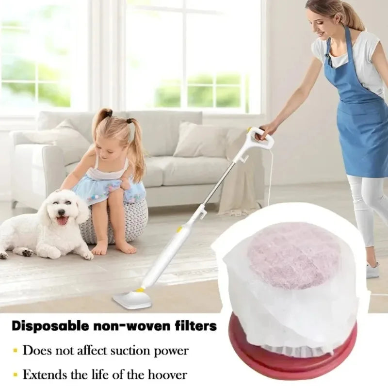 100-Pack Vacuum Cleaner Filter Covers – Non-Woven Fabric Vacuum Filter Cover Babs