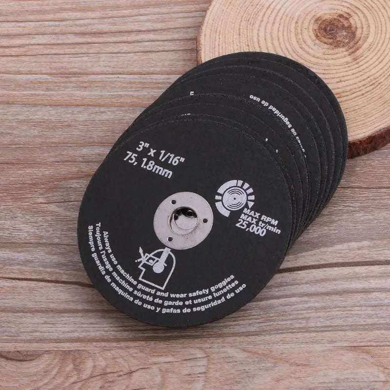 10-Pack 3-Inch Resin Grinding Wheel Cutting Discs for Metal Grinding Wheel Blades Babs