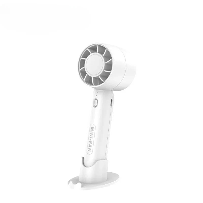 USB Rechargeable Mini Handheld Fan – 3-Speed Portable Desk Fan Handheld Portable Fan Babs