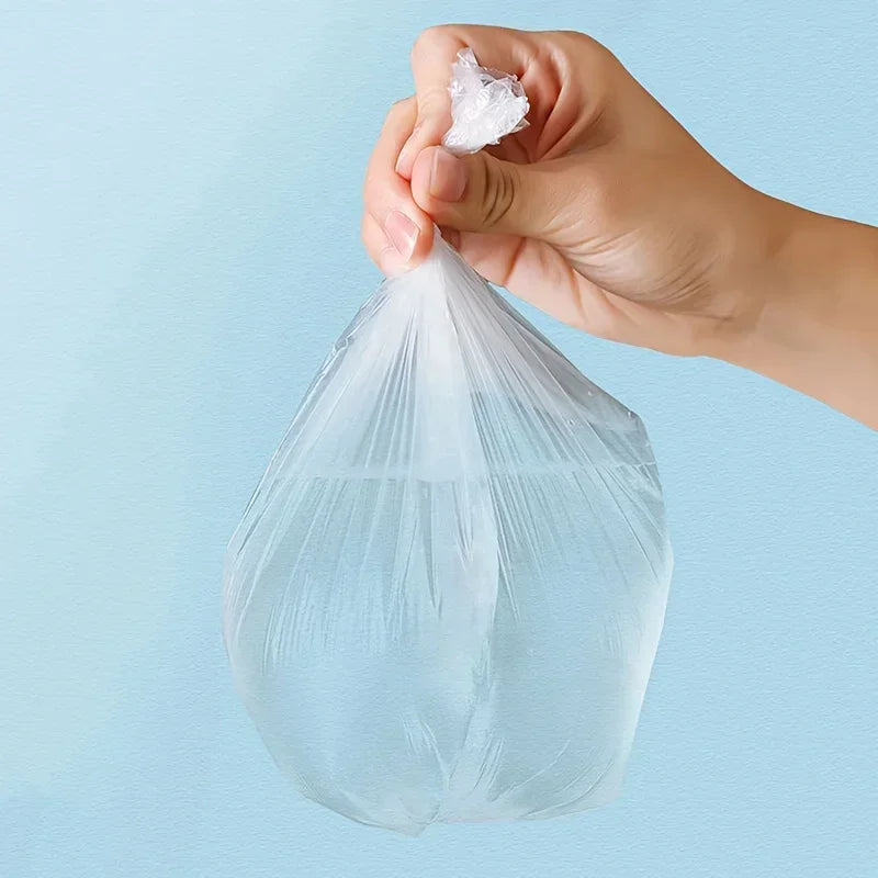 Small Trash Bags 8L Thick Transparent Garbage Bags – 5 Rolls Small Trash Bags Babs