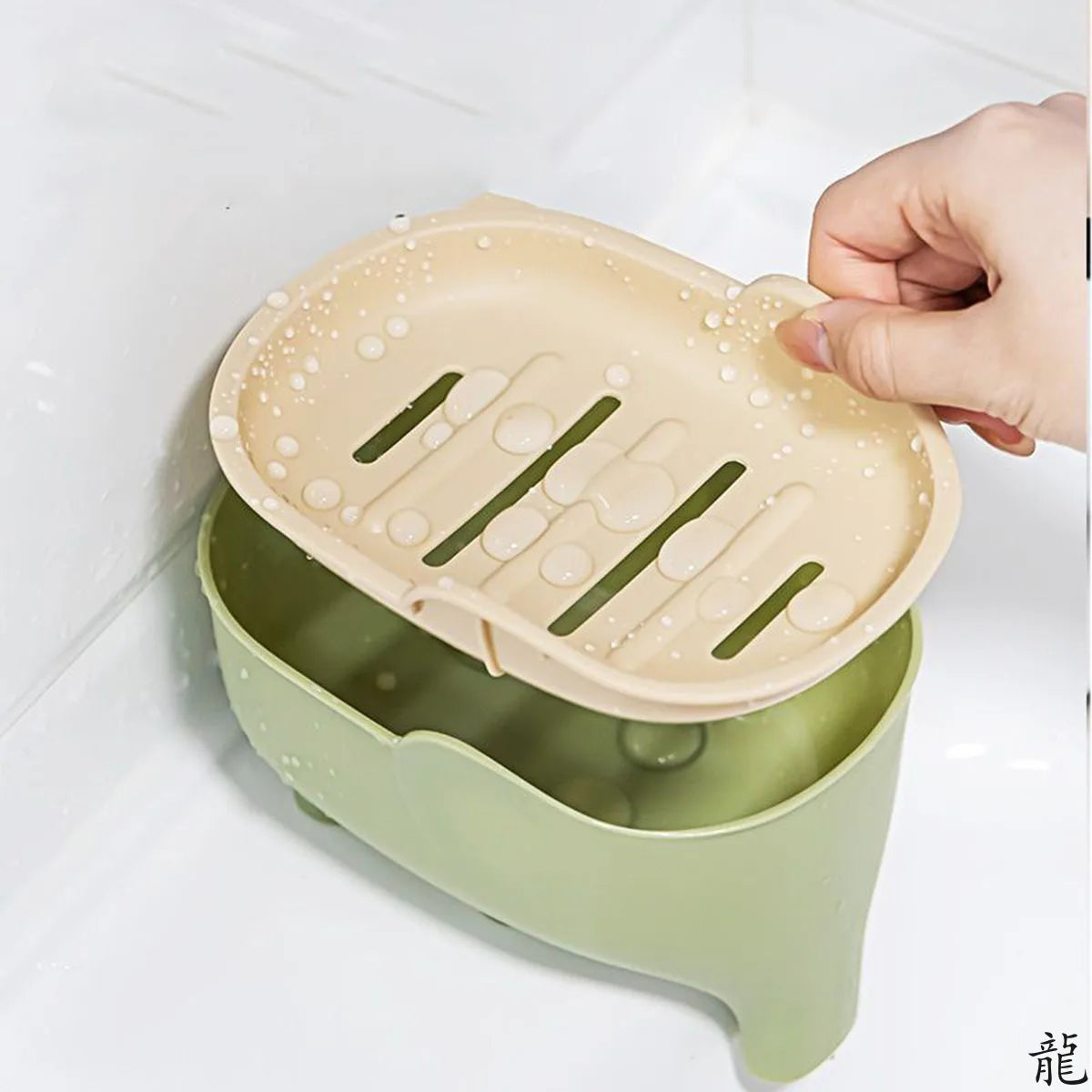 Elephant Double Layer Soap Dish – Cute Bathroom Soap Box Soap Dish Babs