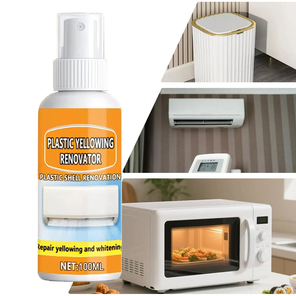 Plastic Yellowing Remover Spray – Anti-Oxidation Cleaner Surface Cleaning Spray Babs
