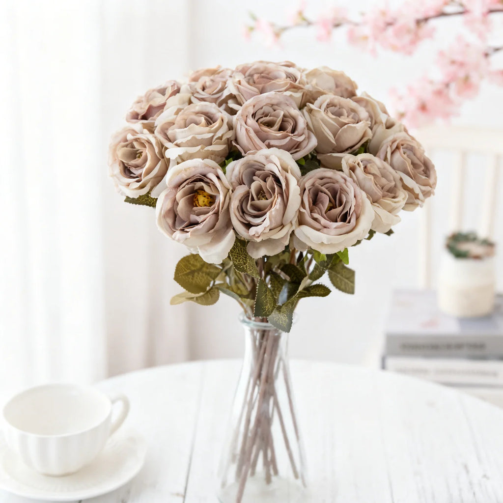 Silk Rose Artificial Flowers – Wedding, Home & Garden Decor Artificial Silk Flowers Babs