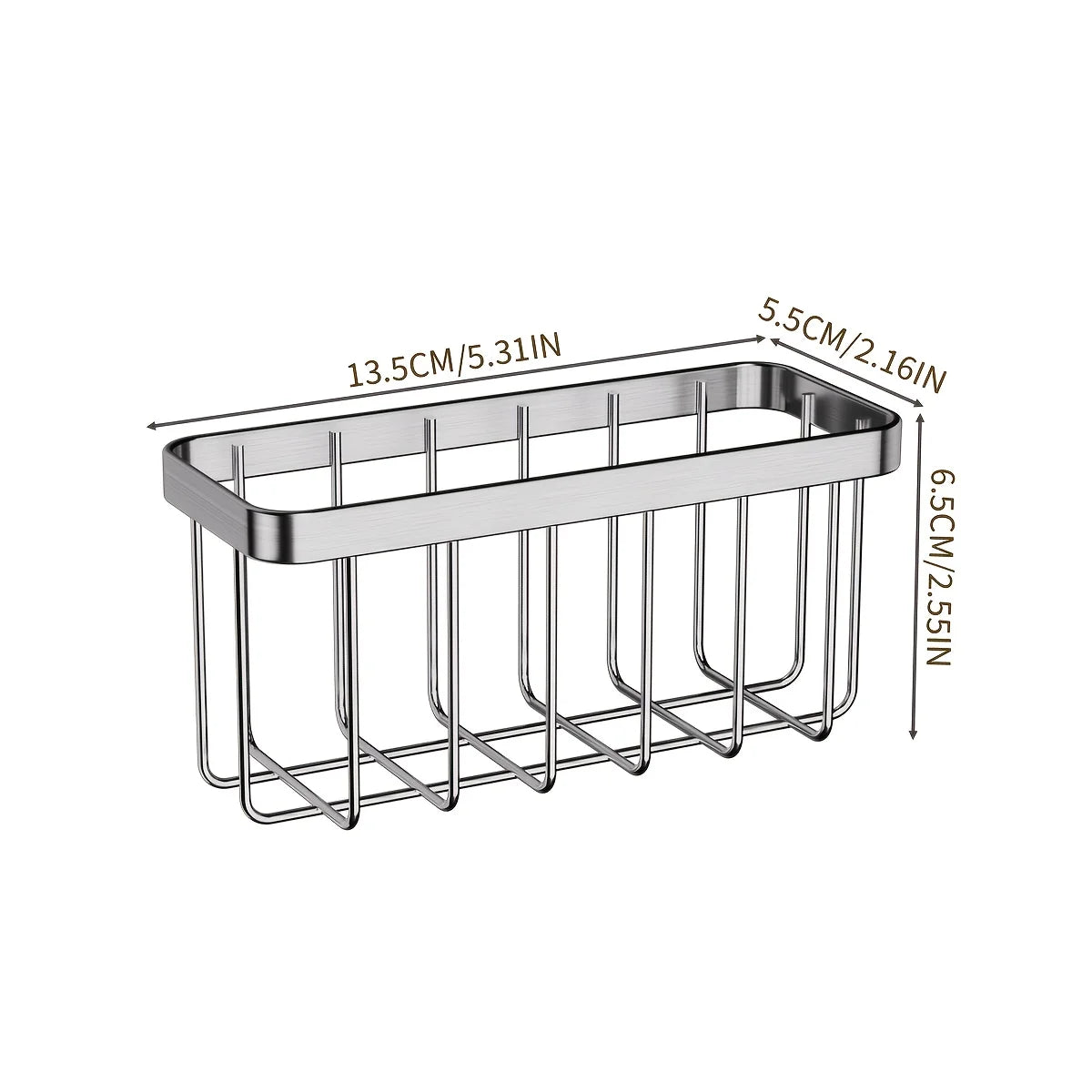 Stainless Steel Sink Sponge Rack & Drainage Storage Basket Sink Sponge Holder Babs