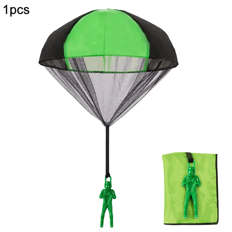 Parachute Toy Hand Throw Flying Game – Party Favors 1-6 Pcs Parachute Flying Toy Babs 1Pcs