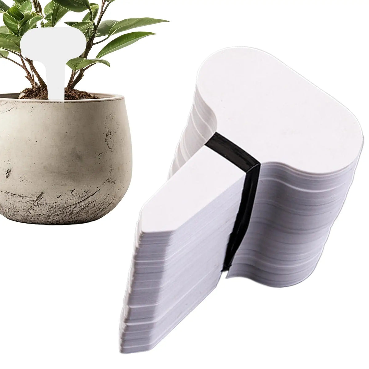 100pcs PVC Garden Plant Tags – Waterproof Labeling Markers Garden Plant Markers Babs