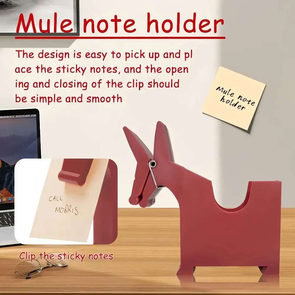 Cute Plastic Memo Holder & Desk Organizer – PVC Storage Box Desk Organizer Babs