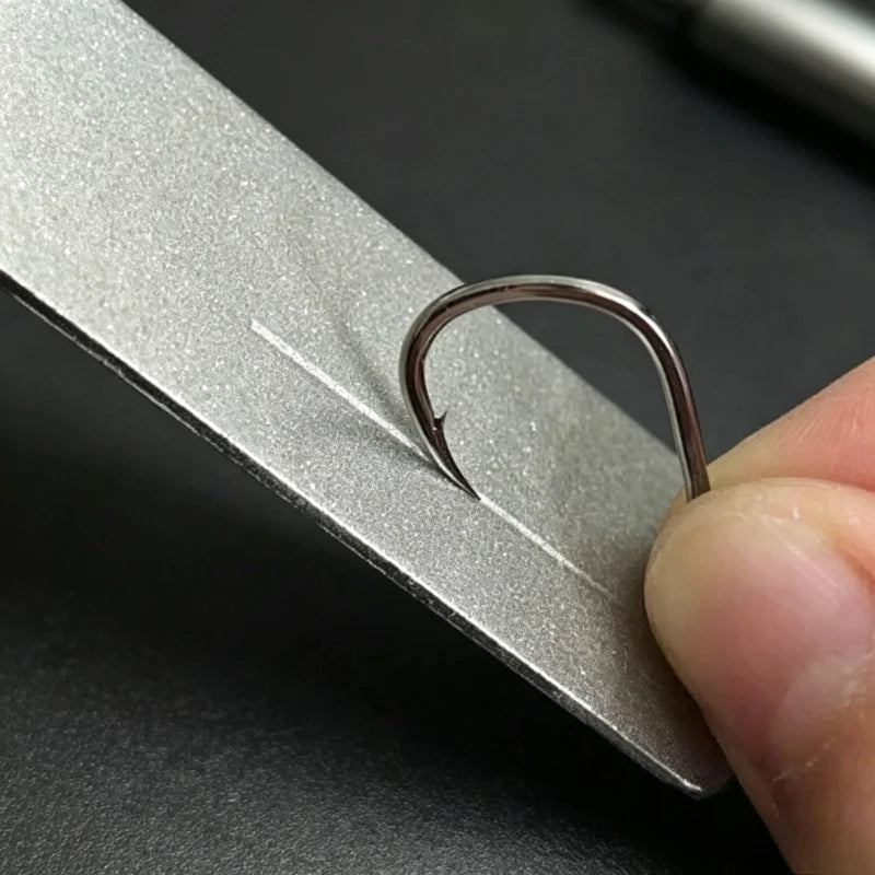 Diamond Fishing Hook Sharpener – Portable Keychain Whetstone Hook Sharpener Tool Babs