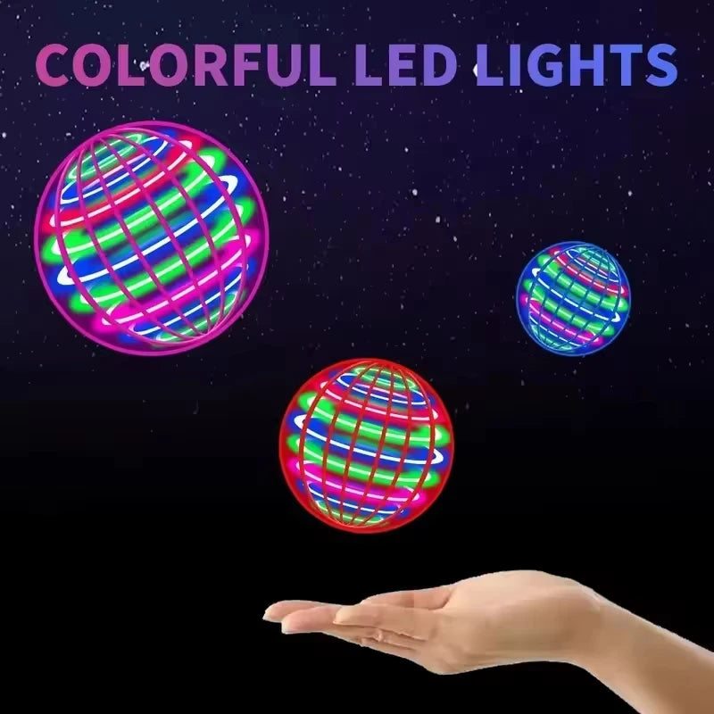 Magic UFO Flying Ball LED Spinning Outdoor Toy – Fun Gift LED Flying Spinner Toy Babs