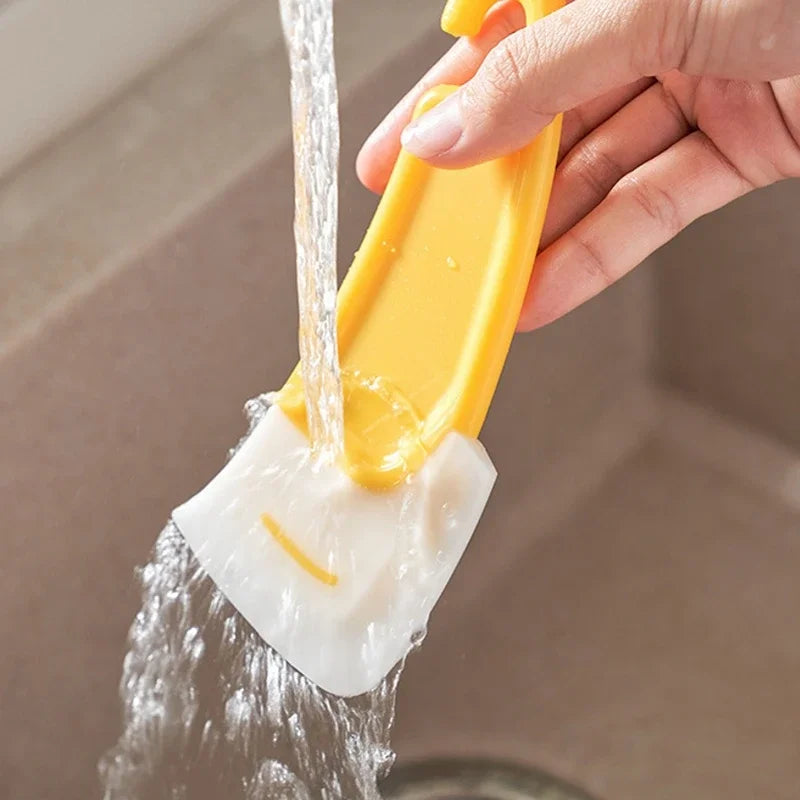 Silicone Kitchen Cleaning Scraper Spatula – 1/2/3 Pcs Set Silicone Kitchen Scraper Babs