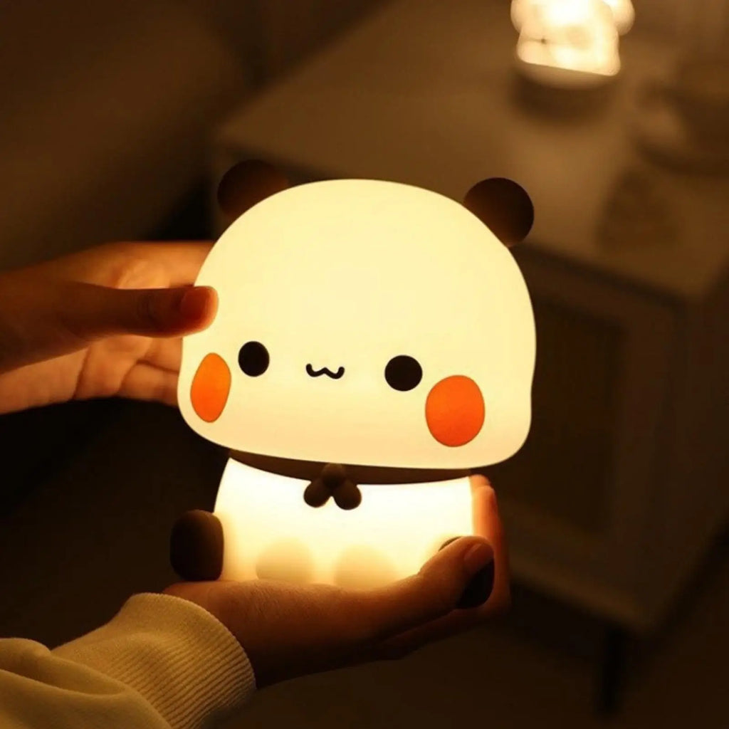 Cute Animal Silicone LED Night Light – Dimmable Touch Lamp for Kids Kids Night Light Babs