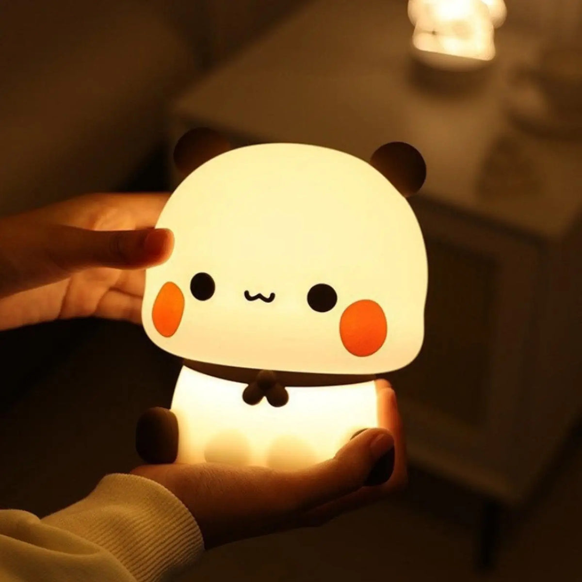 Cute Animal Silicone LED Night Light – Dimmable Touch Lamp for Kids Kids Night Light Babs