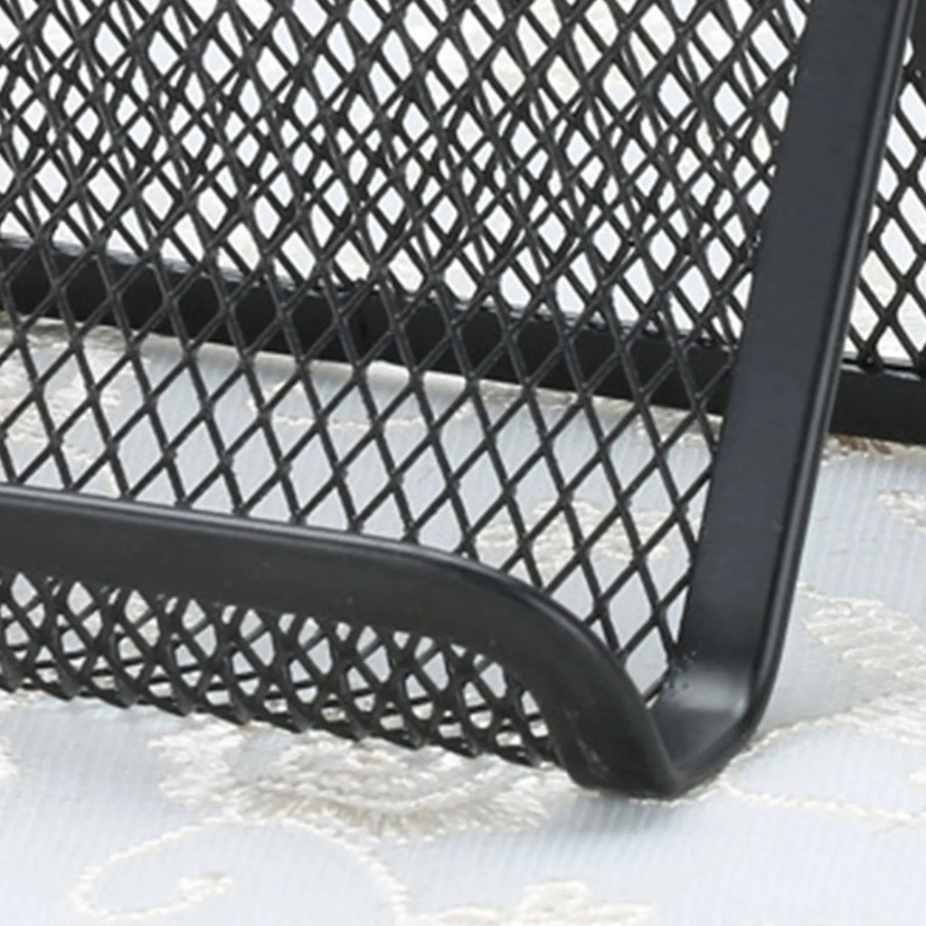 Metal Mesh Business Card Holder Desktop Display Stand Rack Business Card Holder Babs