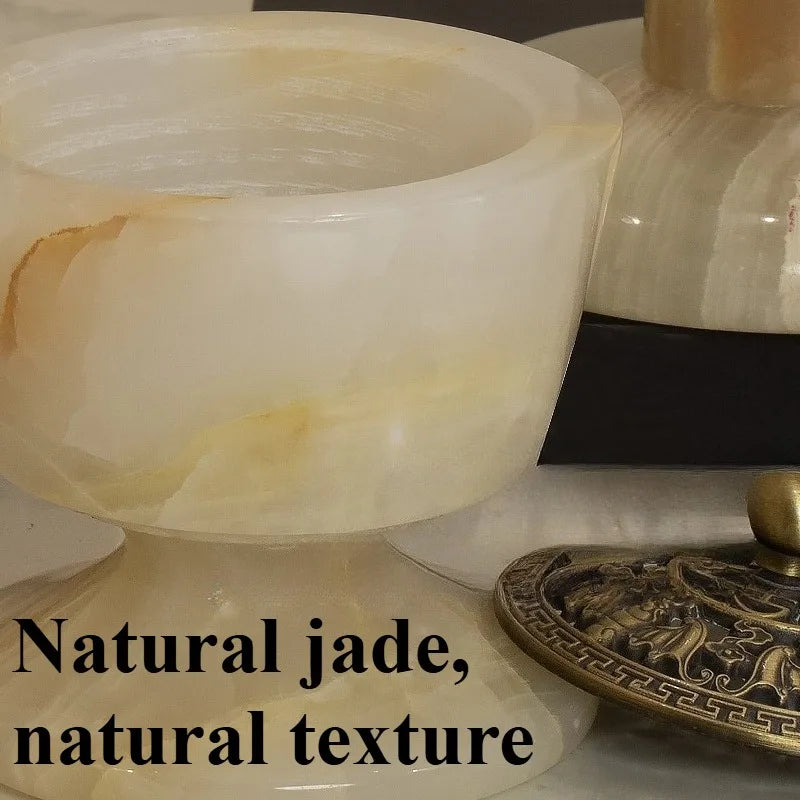 Jade Luxury Candle Holder – Elegant Wedding Centerpiece Jade Candle Holder Babs