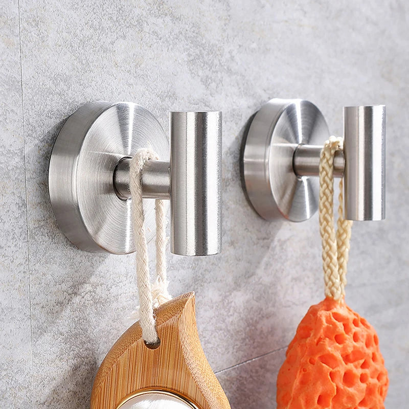 Stainless Steel Suction Cup Wall Hooks – Punch-Free, Waterproof Suction Cup Hook Babs