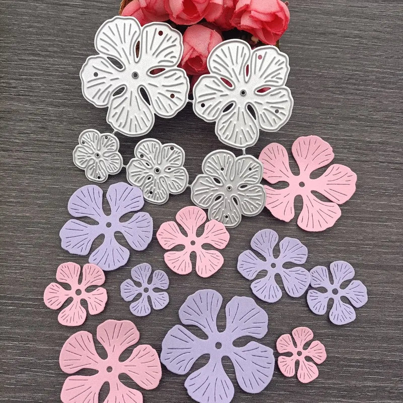 Flower Leaves Metal Cutting Dies – Carbon Steel Scrapbook Stencils Metal Cutting Dies Babs