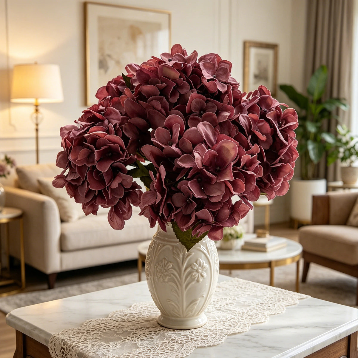 Artificial Silk Hydrangea Flowers – Wedding & Home Décor Artificial Silk Flowers Babs