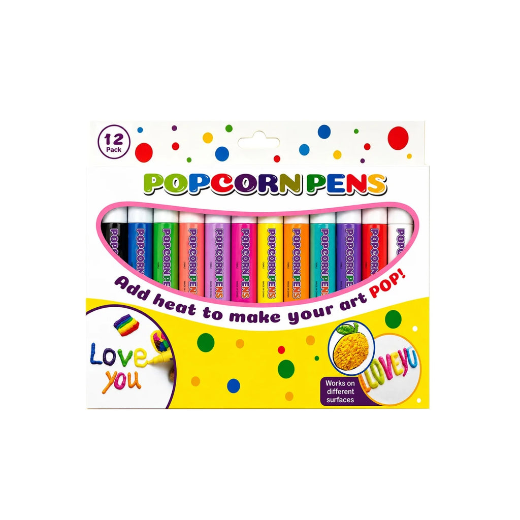 12-Pack 3D Puffy Paint Pens – DIY Embossed Art & Craft Set Puffy Paint Pen Set Babs MULTI