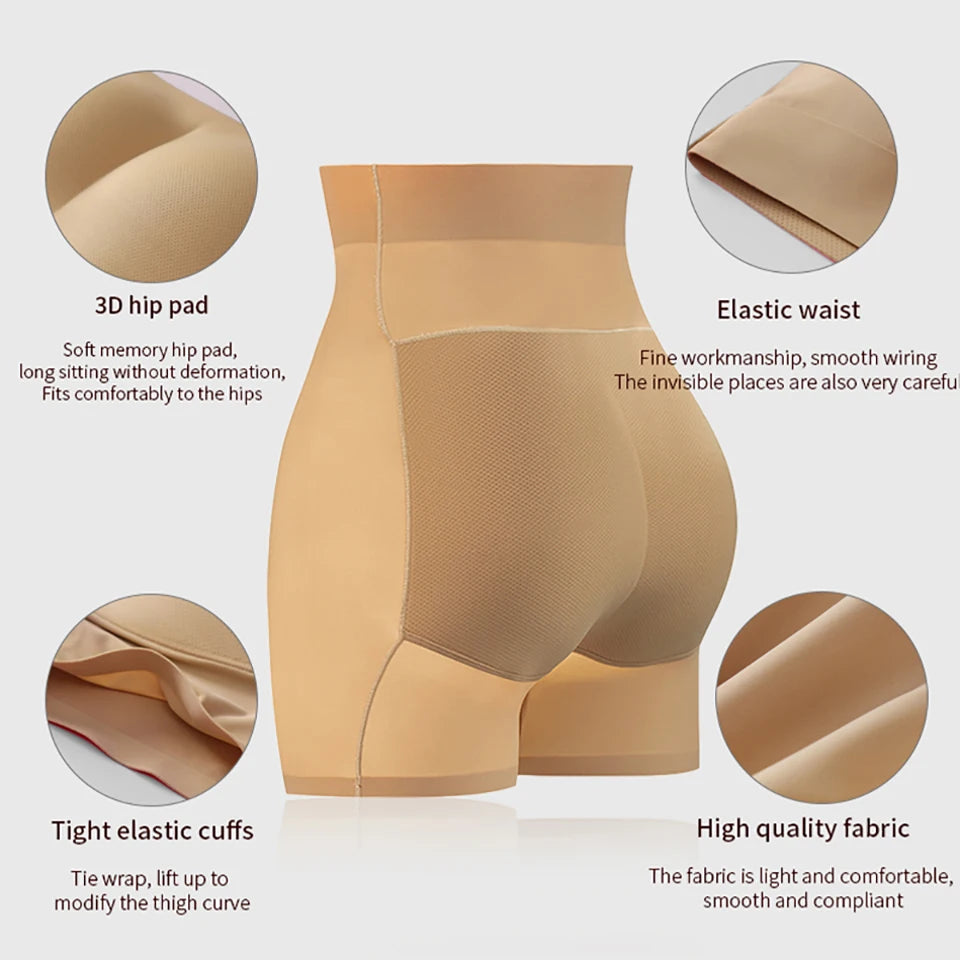 Women's Padded Butt Lifting Shapewear Tummy Control Shorts Butt Lifting Shapewear Babs