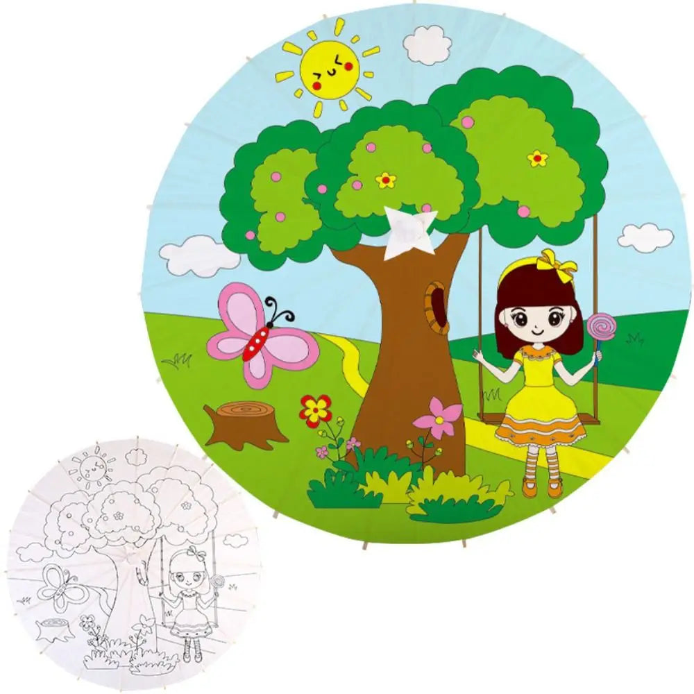 Handmade Paper Umbrella – Baby Shower & Photography Prop Paper Umbrella Prop Babs 60CM-Swings Girls