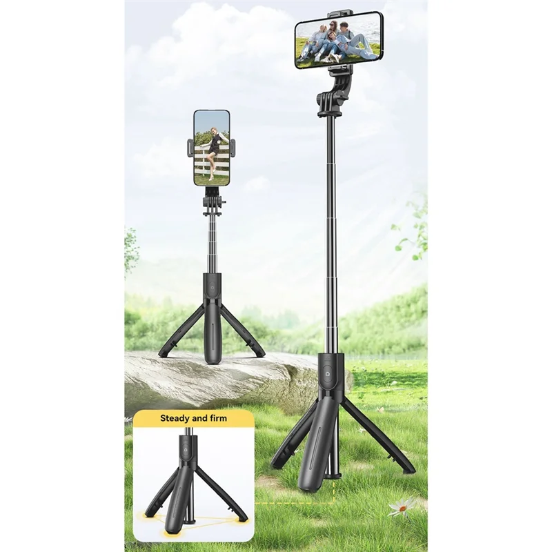 Selfie Stick Floor Tripod with Bluetooth Remote – iOS & Android Selfie Stick Tripod Babs