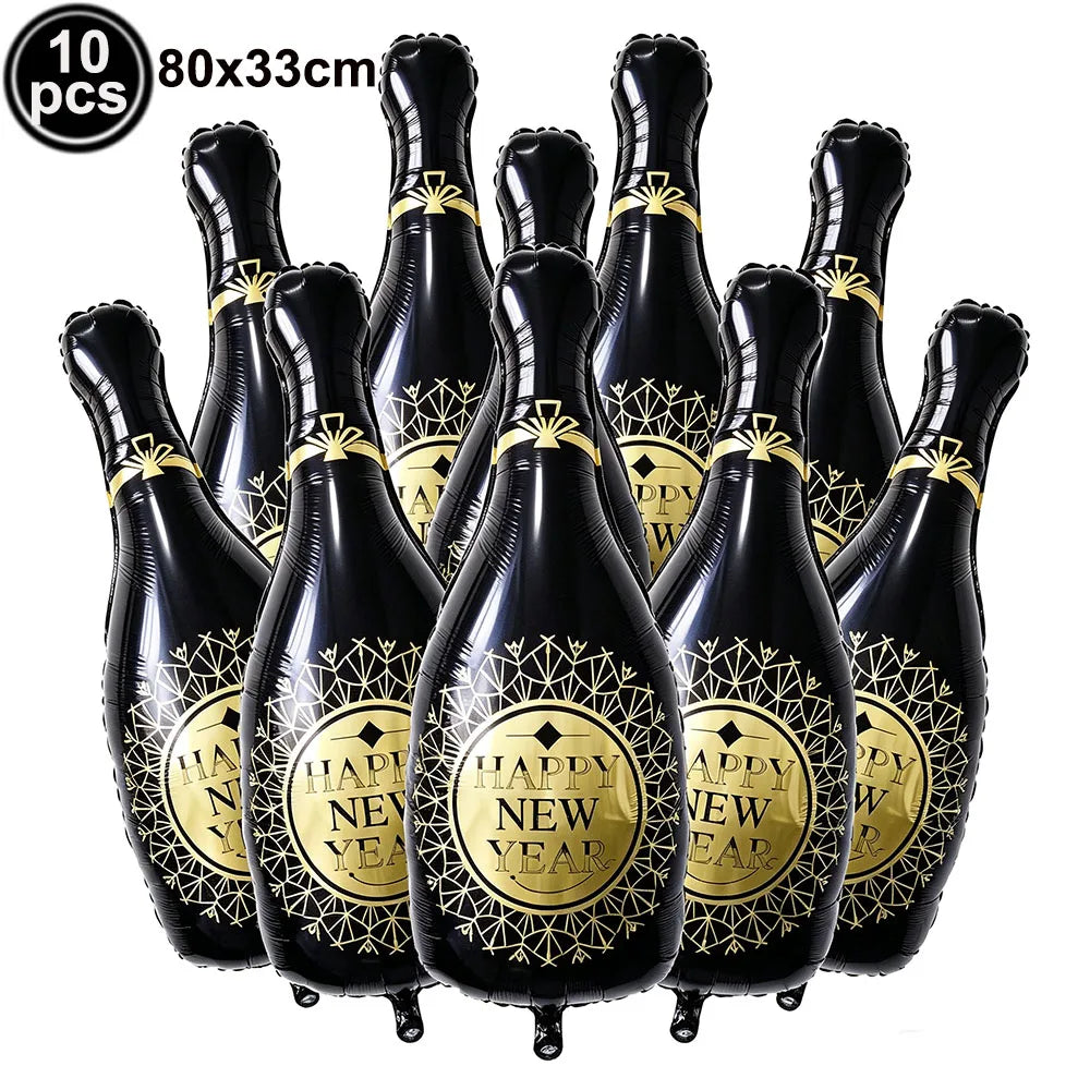 2027 New Year Foil Balloon Set – Gold, Silver & Champagne Party Foil Balloons Babs light green As pictures show