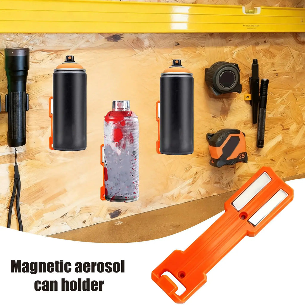 Magnetic Spray Can Holder Wall Mount Organizer – Garage Spray Can Organizer Babs