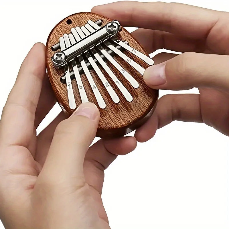 8-Tone Mini Kalimba Thumb Piano – Portable Finger Piano Gift Thumb Piano Babs