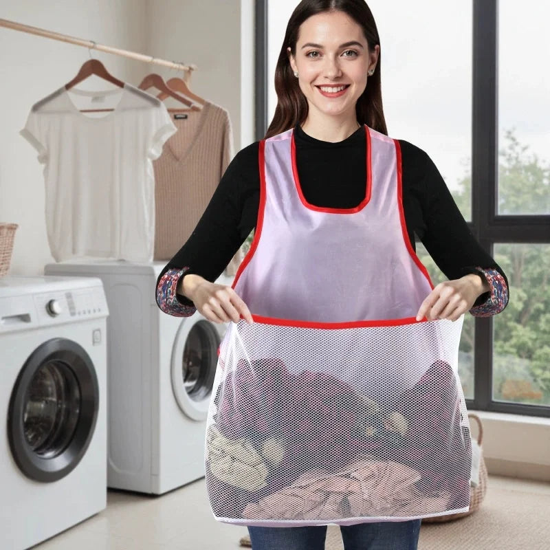 Portable Laundry Drying Apron with Bag – Waterproof & Lightweight Laundry Drying Apron Babs B
