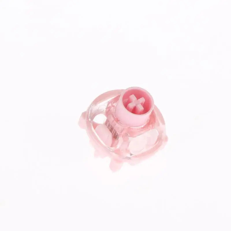 HUXUAN UFO Magnetic Linear Switch – 360° Dual Rail, Pre-Lubed Keyboard Switch Babs Pink