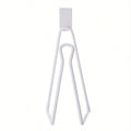 Forged Iron Wall-Mount Toilet Paper Holder – No-Drill Shelf Toilet Paper Holder Babs WHITE