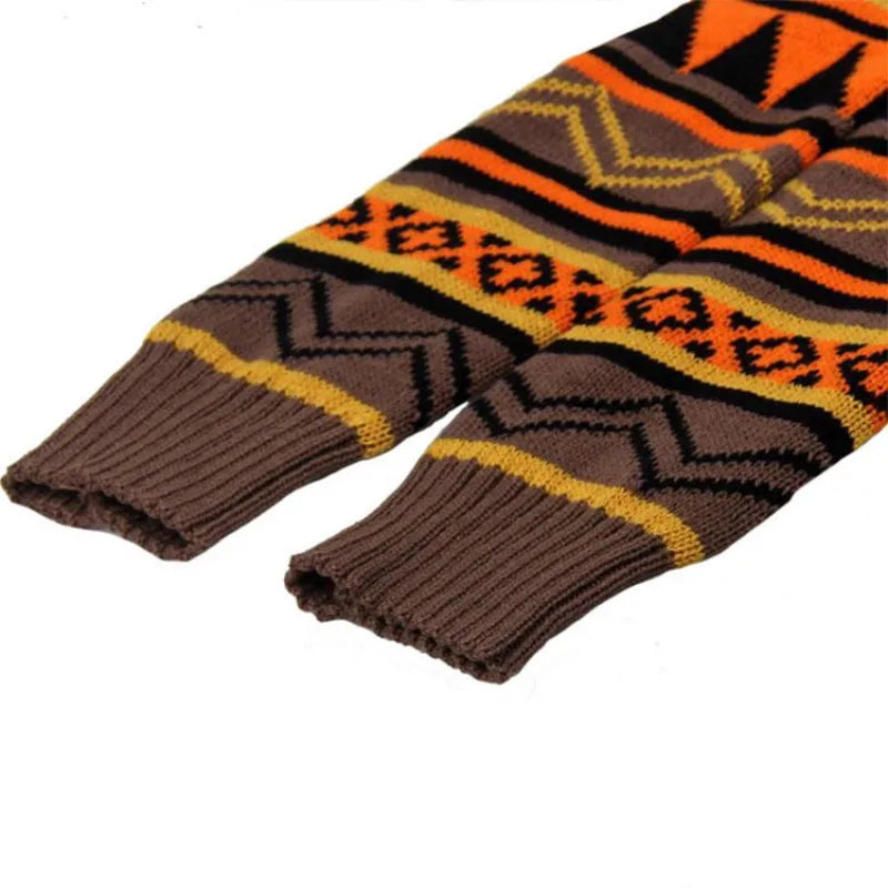 Bohemian Knit Leg Warmers – Women's Thick Winter Socks Knit Leg Warmers Babs