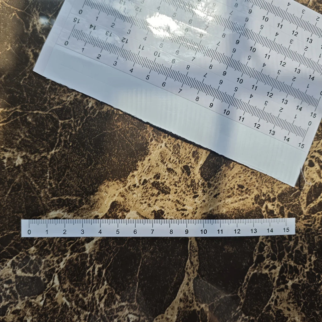 20PCS Self-Adhesive Ruler Stickers 0–15cm Scale Labels Adhesive Ruler Stickers Babs