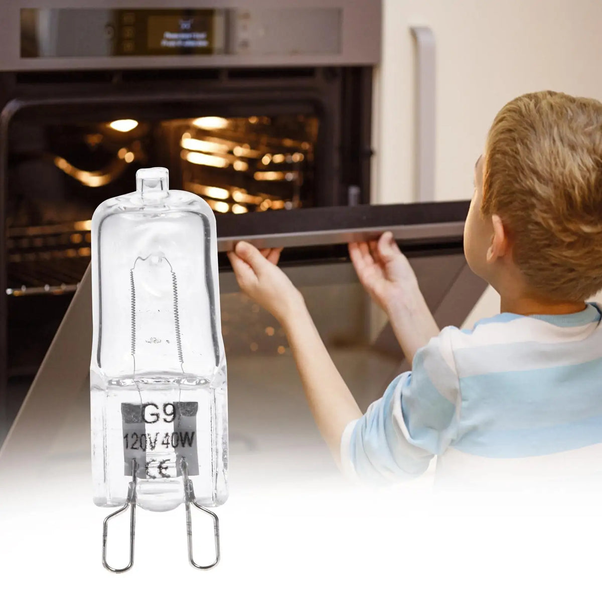 G9 40W Halogen Bulb – High-Temp Oven & Appliance Light Halogen Appliance Bulb Babs