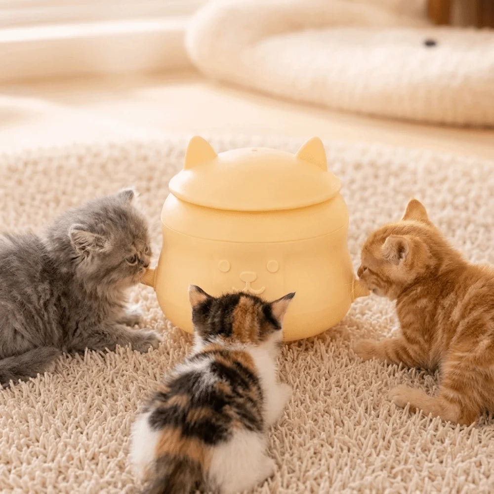 Silicone Pet Nursing Bottle – Bionic Nipple Kitten Feeder Pet Nursing Bottle Babs