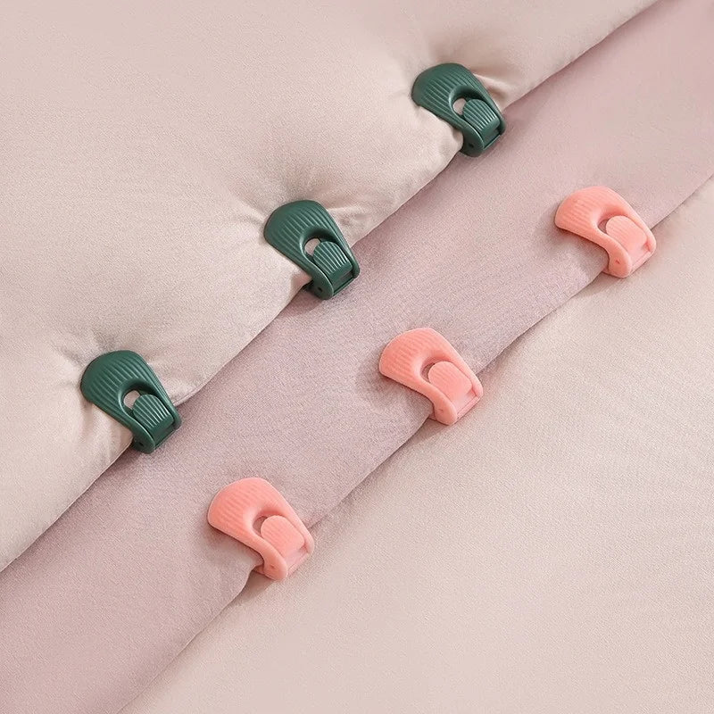 6-Pack Duvet Cover Clips – Anti-Slip Quilt Fastener Grippers Bedding Clips Babs