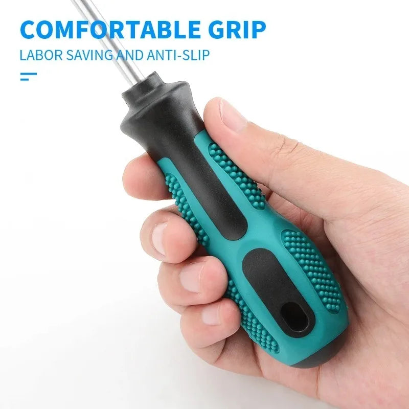 Ergonomic Magnetic Screwdriver Set – Anti-Static Steel Tips Screwdriver Set Babs