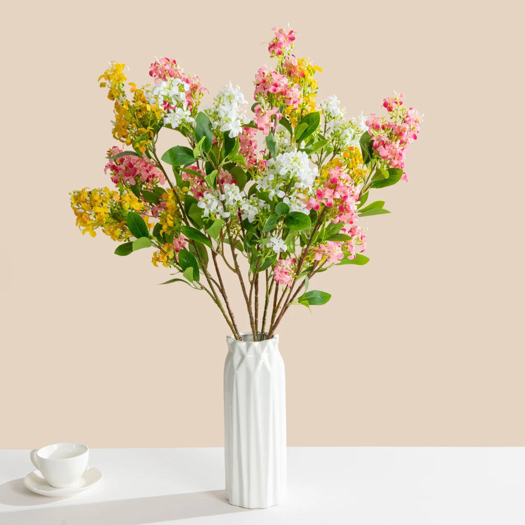 Silk Artificial Lilac Flower Bouquet – Wedding & Home Décor Artificial Flower Bouquet Babs