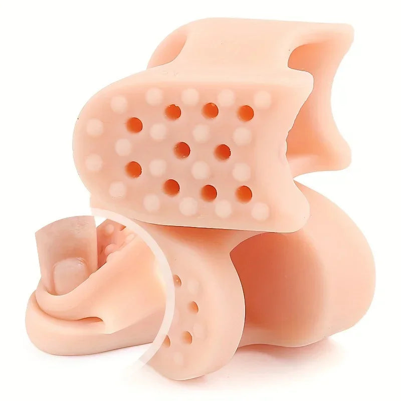 Soft Rubber Toe Spacers & Big Toe Pad – Men & Women Toe Spacer Set Babs