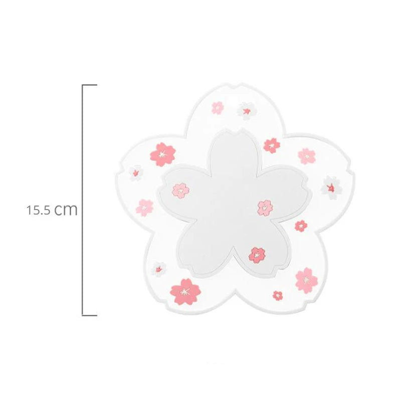 Sakura Blossom PVC Coaster – Insulated Floral Table Mat Decorative Coaster Babs 4