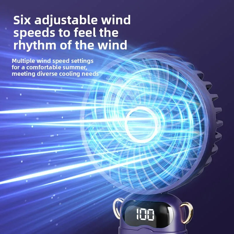 USB Rechargeable Mini Desk Fan – Portable Office & Dorm Fan Portable Desk Fan Babs