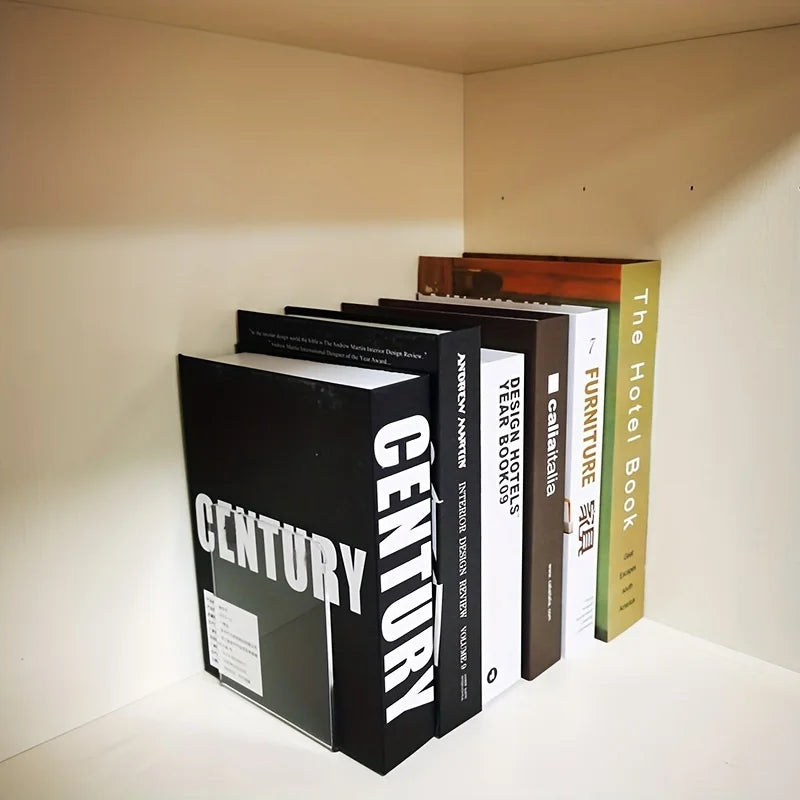 Acrylic Bookend Stand – Desktop Bookshelf & Storage Rack Acrylic Bookend Stand Babs
