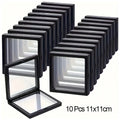 10Pcs Floating Display Cases – Stackable Jewelry & Coin Storage Floating Display Case Babs 10Pcs-11x11cm