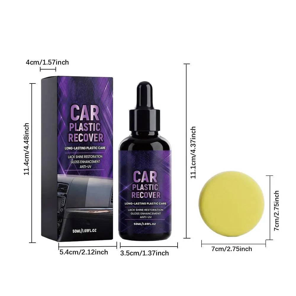 Car Trim Restorer Wax Coating – Back to Black Gloss Polish Car Trim Restorer Babs 1pcs