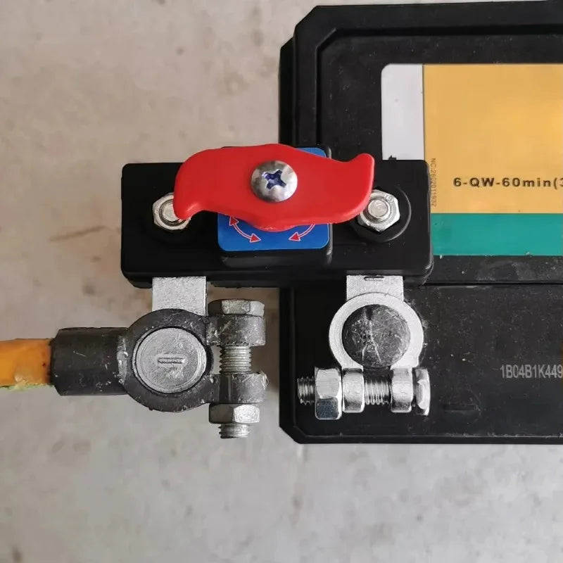 Car Battery Cut-Off Switch 12V/24V Universal Disconnect Protector Battery Disconnect Switch Babs